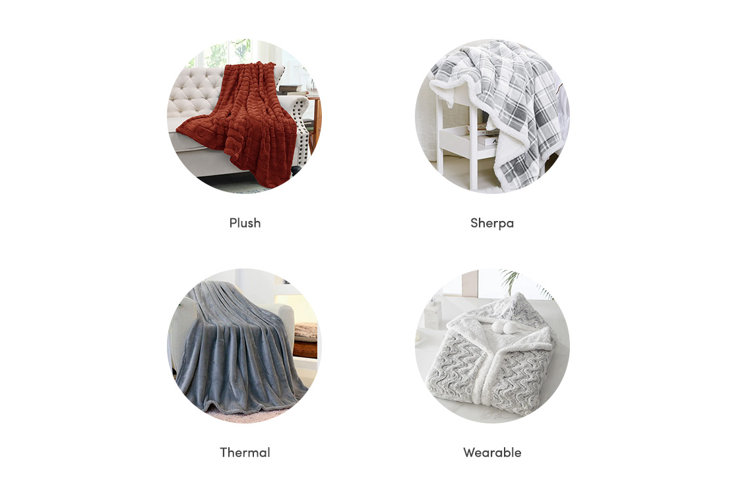 Different types of blanket material new arrivals